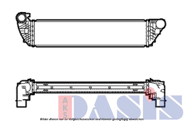 AKS DASIS Kompressoriõhu radiaator 187015N